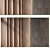 Rustic Wood Wall Panels 3D model small image 1