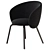 Minimalist Nebula Tube Chair Design 3D model small image 3