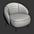 Seamless Textured V-Ray Armchair 3D model small image 9