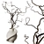 Louise Roe Pirout Vase with Branches 3D model small image 2