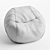 Vetsak Beanbag Large Canvas Sand 3D model small image 7