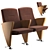 Eidos Side Evo Auditorium Armchair 3D model small image 1