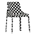 Modern Elegant Chair with Textured Design 3D model small image 6