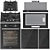 Korting Kitchen Appliances Set 3D model small image 1