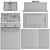 Korting Kitchen Appliances Set 3D model small image 4