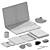 Apple Tech Desk Set 3D model small image 6