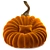 Pumpkin Bean Bag Chair 3D model small image 1