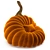 Pumpkin Bean Bag Chair 3D model small image 3