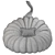 Pumpkin Bean Bag Chair 3D model small image 5