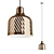 Cutout Pendant Light: Dual Finish 3D model small image 1