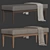 Arvid Wood Bench Studio Concept 3D model small image 7