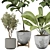 Vintage Indoor Plant Model 3D model small image 2
