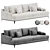 Modern Poliform Bellport Sofa 3D model small image 2