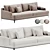 Modern Poliform Bellport Sofa 3D model small image 3