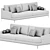 Modern Poliform Bellport Sofa 3D model small image 4