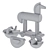 Kutulu Kids Toy Set 3D model small image 3