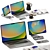 Apple Desk Set Bundle 3D model small image 2