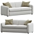 Elegant Lilia Storage Sofa 3D model small image 1