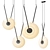 Sleek Hokku Design Pendant 3D model small image 1