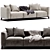 Elegant Corso Sofa 2017 Modern 3D model small image 1