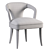 Modern Mary Q Chair Rendered 3D model small image 5