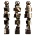 Modern Totem Floor Sculpture 3D model small image 4
