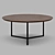 Miramar Walnut Magazine Table 3D model small image 2