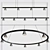 Dune Modern Chandelier Lighting Fixture 3D model small image 2