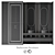 Modern Bathroom Furniture Set - White 3D model small image 4