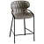 Nairobi Half-Bar Stool, Gray 3D model small image 5