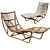 Handmade Rattan Michelangelo Daybed 3D model small image 1