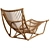 Handmade Rattan Michelangelo Daybed 3D model small image 3