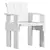 Modern Pine CRATE Chair 3D 3D model small image 3