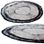 Modern Parvata Round Rug 3D model small image 1