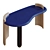 Modern Blue Table: Sleek Design 3D model small image 1
