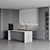  Customizable Kitchen Unit Set 3D model small image 2
