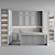  Customizable Kitchen Unit Set 3D model small image 7