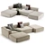 Modern Loft Sofa Vito Edition 3D model small image 3