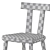 Elegant Milano Chair Design 3D model small image 5