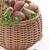 Organic Mushroom Basket Sculpture 3D model small image 6