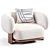 Modern Bol Armchair 3D Model 3D model small image 1