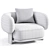 Modern Bol Armchair 3D Model 3D model small image 6