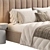 Elegant Vivian Bedframe Design 3D model small image 5