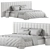 Elegant Vivian Bedframe Design 3D model small image 6