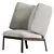 Elegant High Back Armchair Design 3D model small image 4