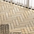 Seamless Parquet Wood Texture Bundle 3D model small image 4