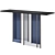 Chic Fendi Casa Blur Console 3D model small image 1