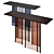 Chic Fendi Casa Blur Console 3D model small image 4