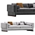 Premium Design Howard Sofa in Stunning Corona Render 3D model small image 3