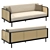 Targa Low Sofa: Modern Comfort 3D model small image 1